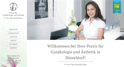 Desktop Screenshot of frauenaerztin-dr-moustafaoglou.de