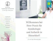 Tablet Screenshot of frauenaerztin-dr-moustafaoglou.de